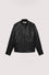 Padded leather biker jacket