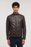 Gesteppte Biker-Lederjacke