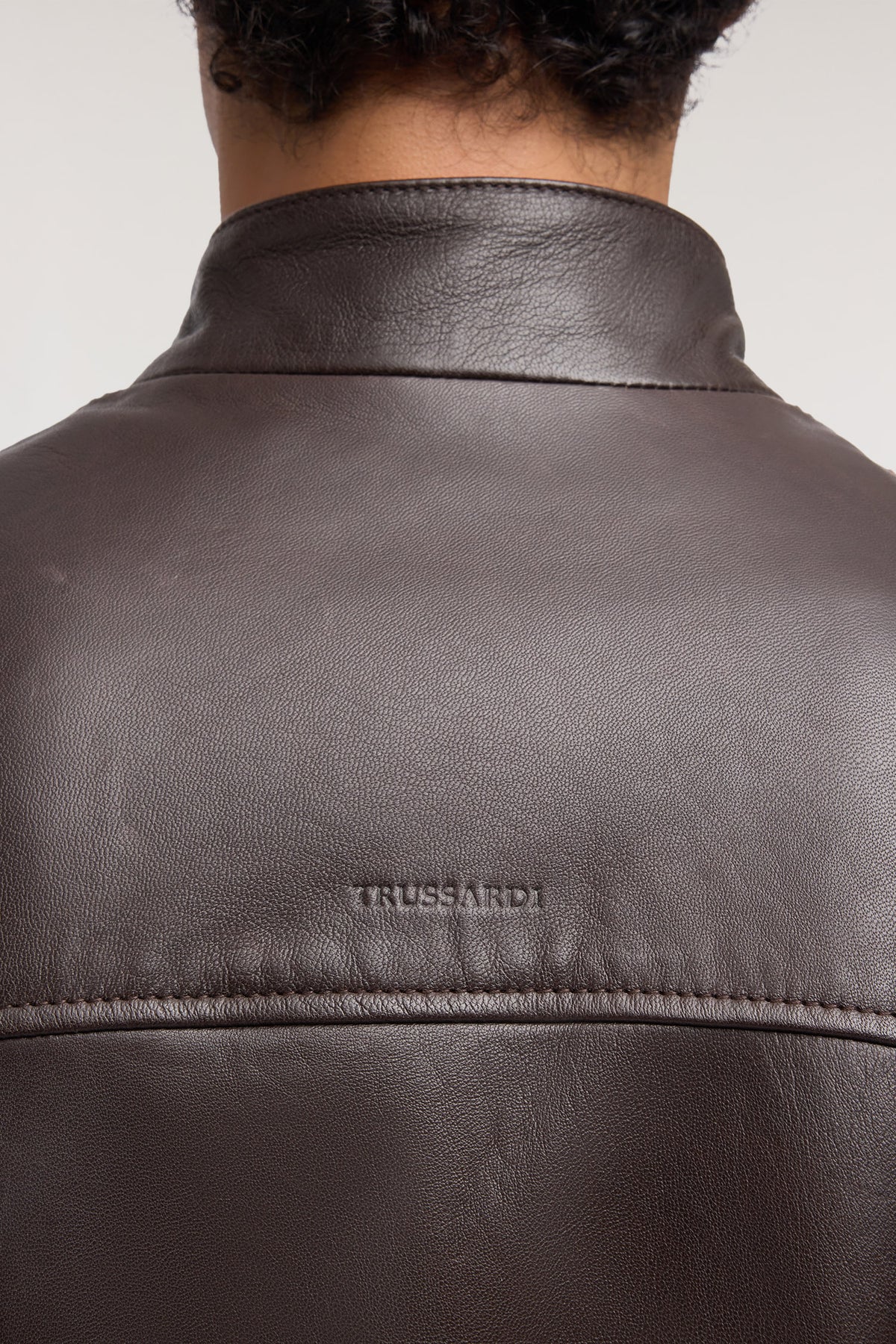 Giubbotto biker imbottito in pelle 3|3a18b937fd1c8f75a9b7e97de5ec3e6c3c0708715483377e06446ecb89c30587