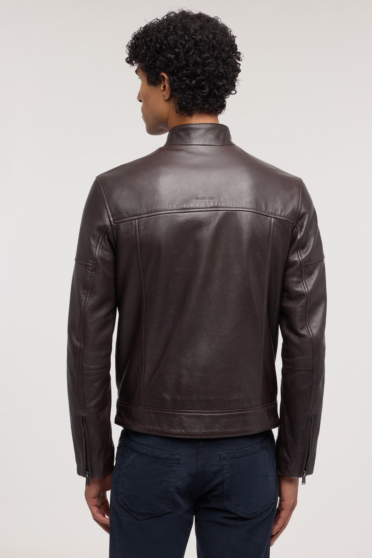 Giubbotto biker imbottito in pelle 4|f6fde89c96cf51dfaf1301f2acb544d9d58c39d2ab87da1b34bbb6f319644a95