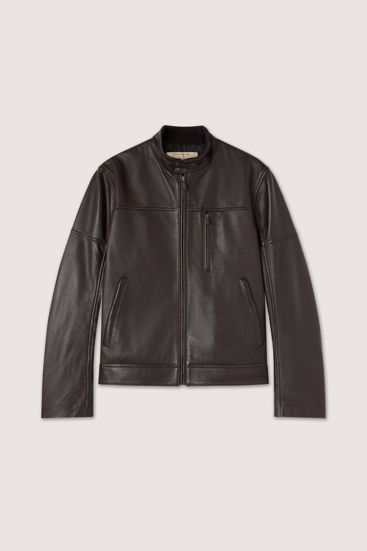 Giubbotto biker imbottito in pelle 6|44863c70031cdd50dd57f4c6bdca72e945febea540ff95b128768152b431a1b0