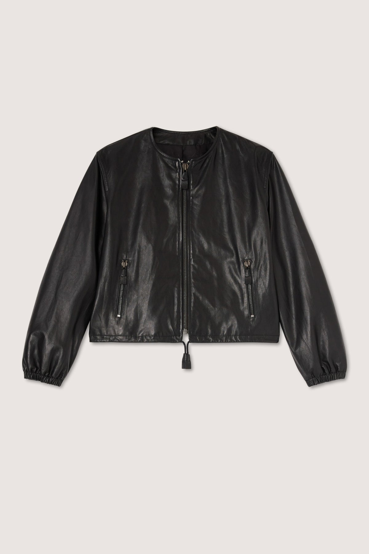 Blouson in pelle 6|00e918934f5892246666c9e052f9f7dfba728dddcf6a529d609b078448976fe4
