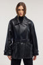 Biker in pelle con cintura 5