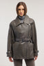 Biker in pelle con cintura 2