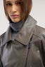 Biker in pelle con cintura 4