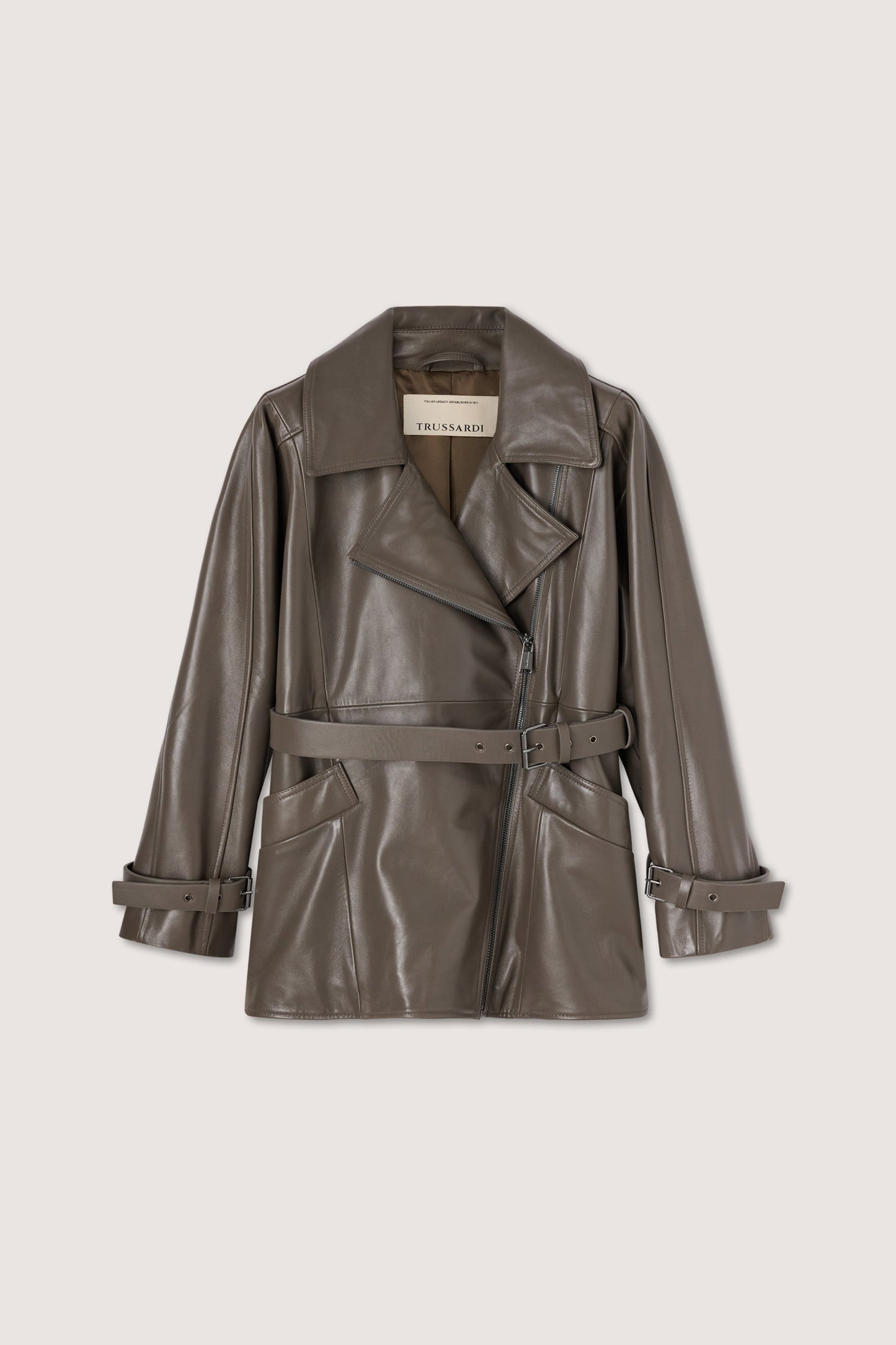 Biker in pelle con cintura 5|1fa075ae0daa23de98eb451183bfe7e34fb04e24e84bac07c6b261b2533c493d