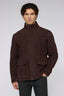 Field jacket in suede 1