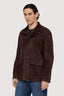 Field jacket in suede 1
