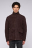 Field jacket in suede 1