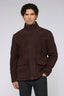 Field jacket in suede 1