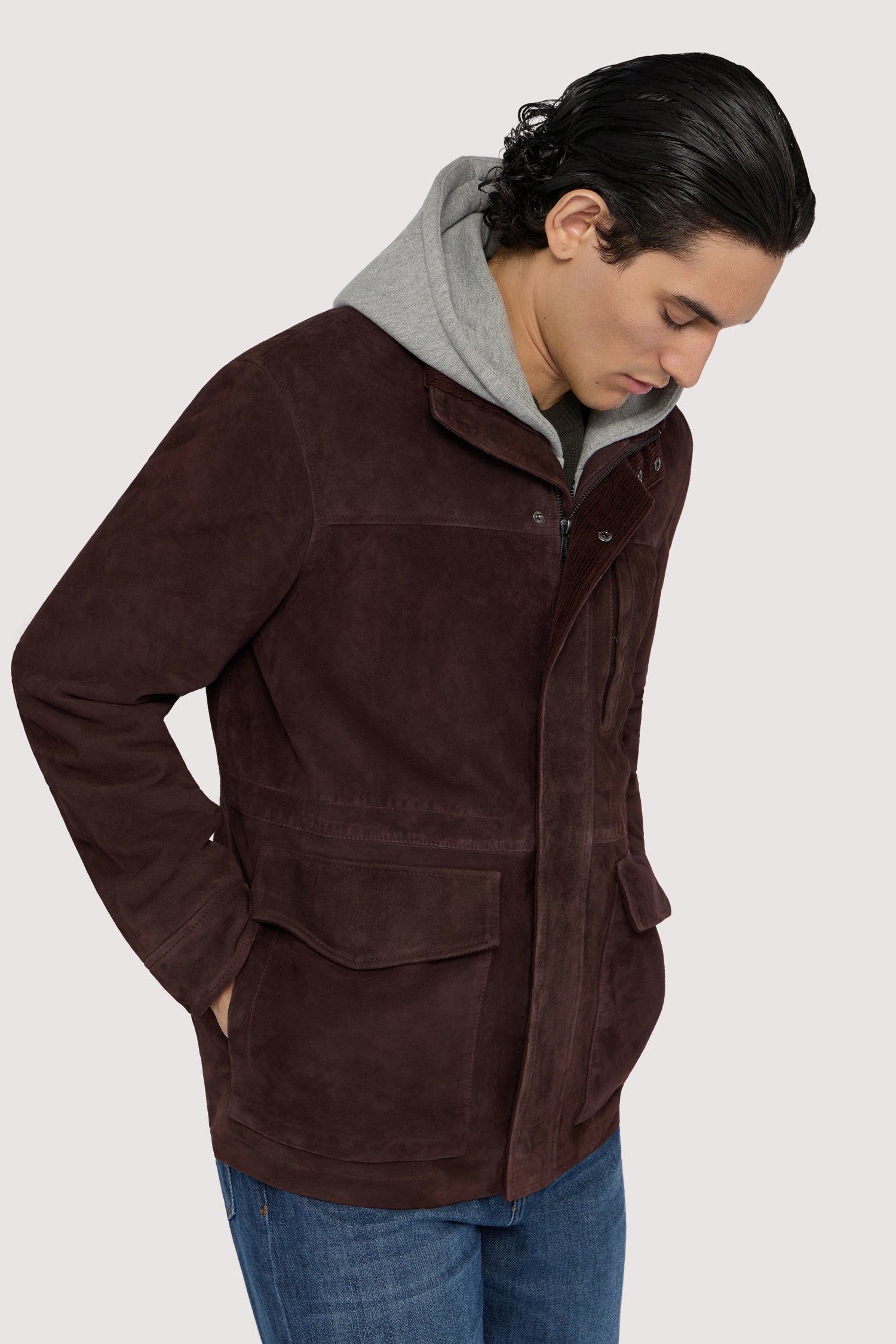 Field jacket in suede 4|c4f6930b6201b8b99ca823ccb3c89c44cc6475d1acfc1140318f1be9a5b7ed5b