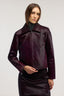 Blouson in pelle effetto cavallino 1
