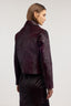 Blouson in pelle effetto cavallino 3