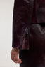 Blouson in pelle effetto cavallino 5
