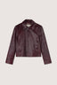 Blouson in pelle effetto cavallino 6