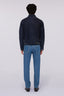 Giacca in pelle scamosciata effetto denim 3
