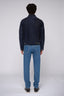 Giacca in pelle scamosciata effetto denim 2