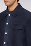 Giacca in pelle scamosciata effetto denim 4
