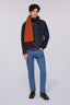 Giacca in pelle scamosciata effetto denim 1