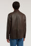 Giacca con tasche applicate in pelle 2