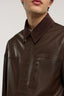 Giacca con tasche applicate in pelle 3