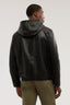 Giacca con cappuccio in pelle metal free 4