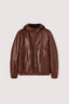 Blouson con cappuccio in pelle 5