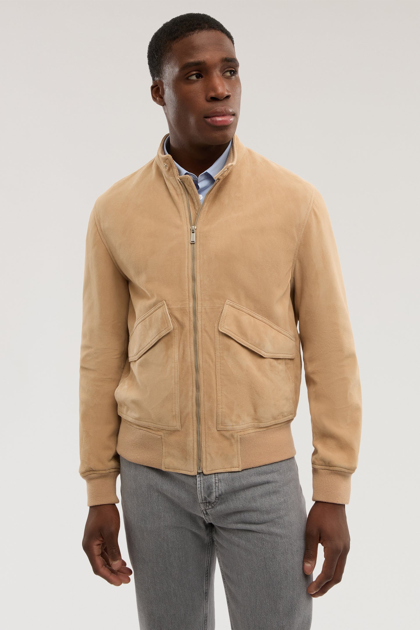 Giacca sailor in suede 2|22cc56a7b29b7edf7dc9fda8351ba5859964baef652b7978bc27d7dc2819e639