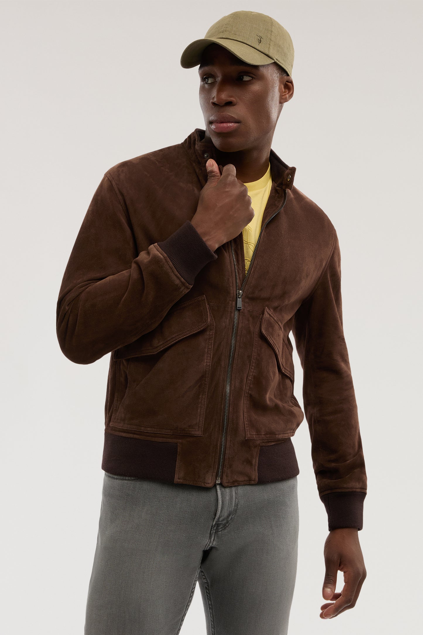 Giacca sailor in suede 1|9bf151cfa18f1c3d0ab5523b74474e1ac6c23f2e34ff4103d890332fbe4c4f0e