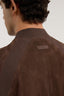 Bomber in suede con dettagli in maglia 3