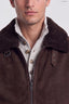 Blouson imbottito in suede e montone 3