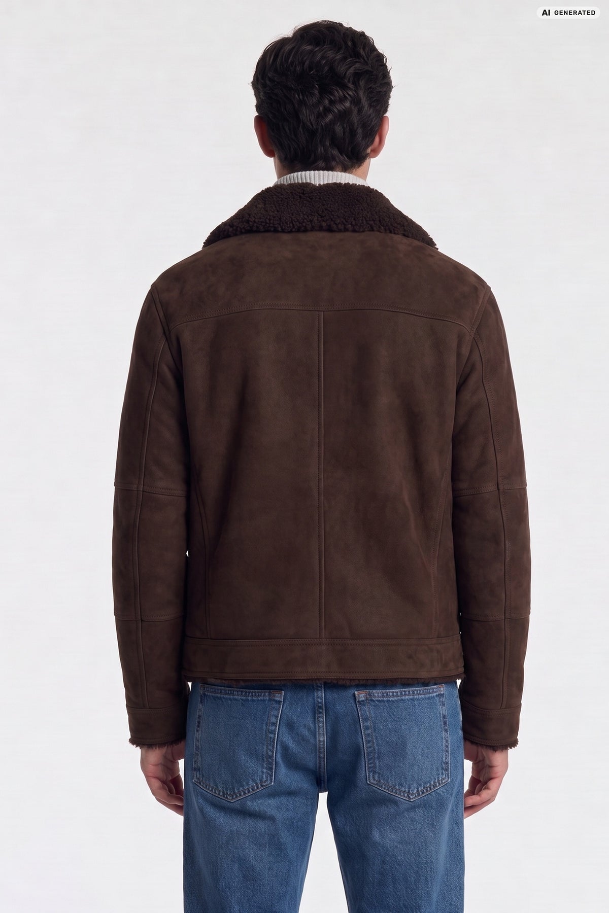 Blouson imbottito in suede e montone 4|e02941a7fb74a0ca058fc07942cd8d4a14f93fc354f6d135d8cf91b9665a8e34