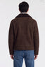 Blouson imbottito in suede e montone 4