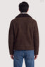 Blouson imbottito in suede e montone 3