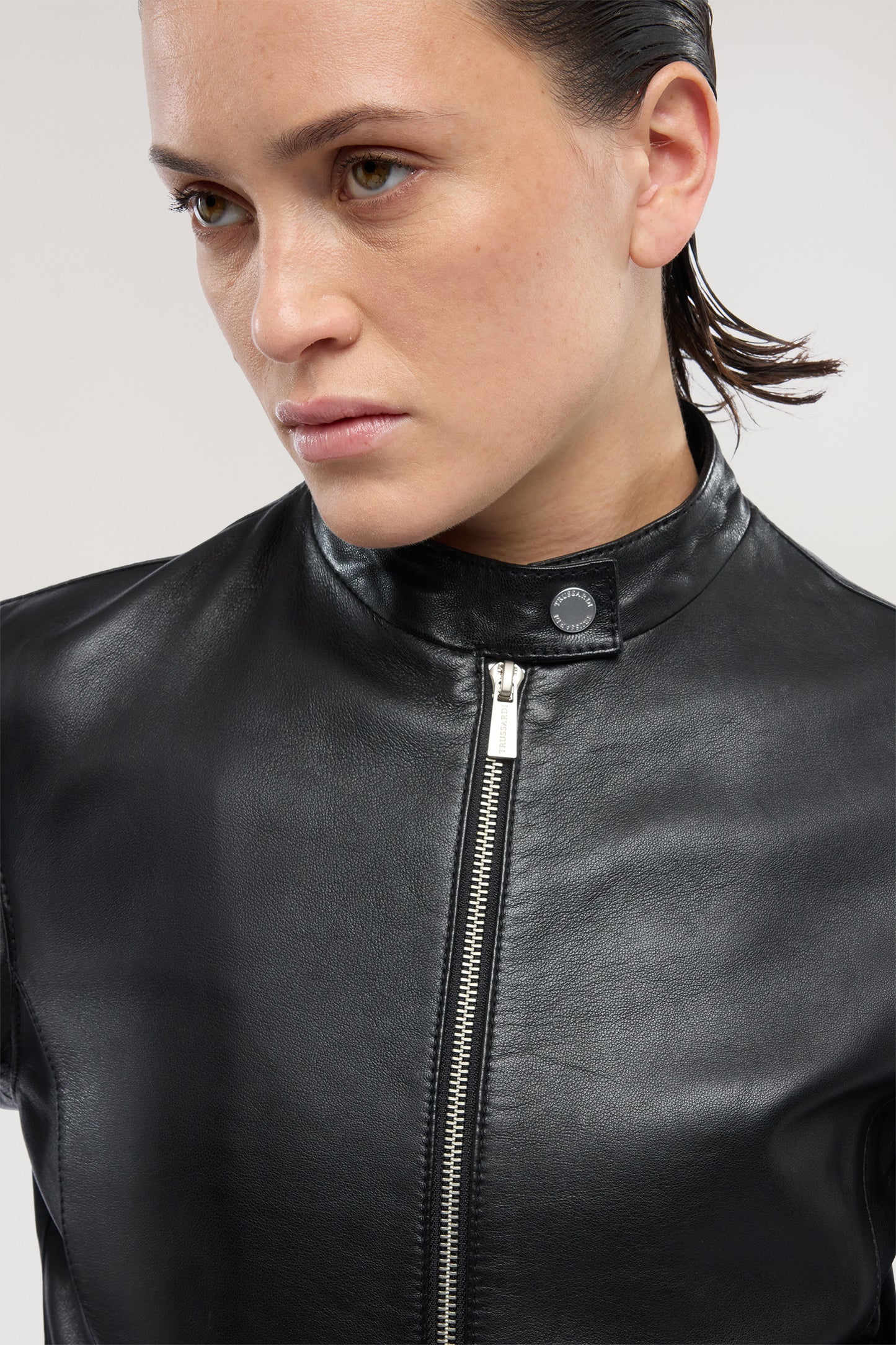 Giacca biker in pelle 3|ff9d108185ac085d65e20ad7ea218964a5a3b0d4bb7c2636e1bcd2722bc9f2ce