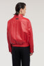 Bomber in pelle metal free 3