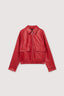 Bomber in pelle metal free 5