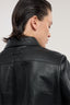 Bomber in pelle metal free 3