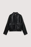 Bomber in pelle metal free 5