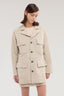 Giacca con tasche in suede 1