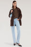 Giacca con tasche in suede 4
