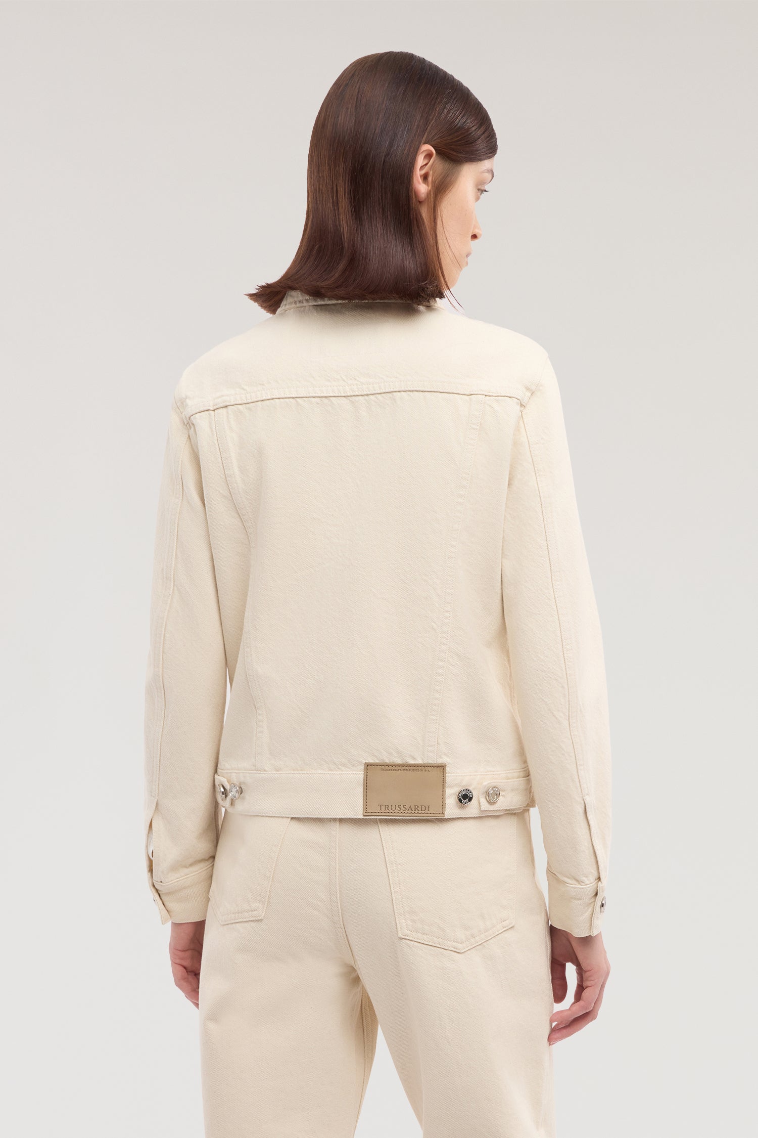 Giacca denim slim fit in cotone 3|9d7a81fe50a9ae6a1830e01ad4d0b9a3d1bb4108a27d0491f4bcd5676f8afafd