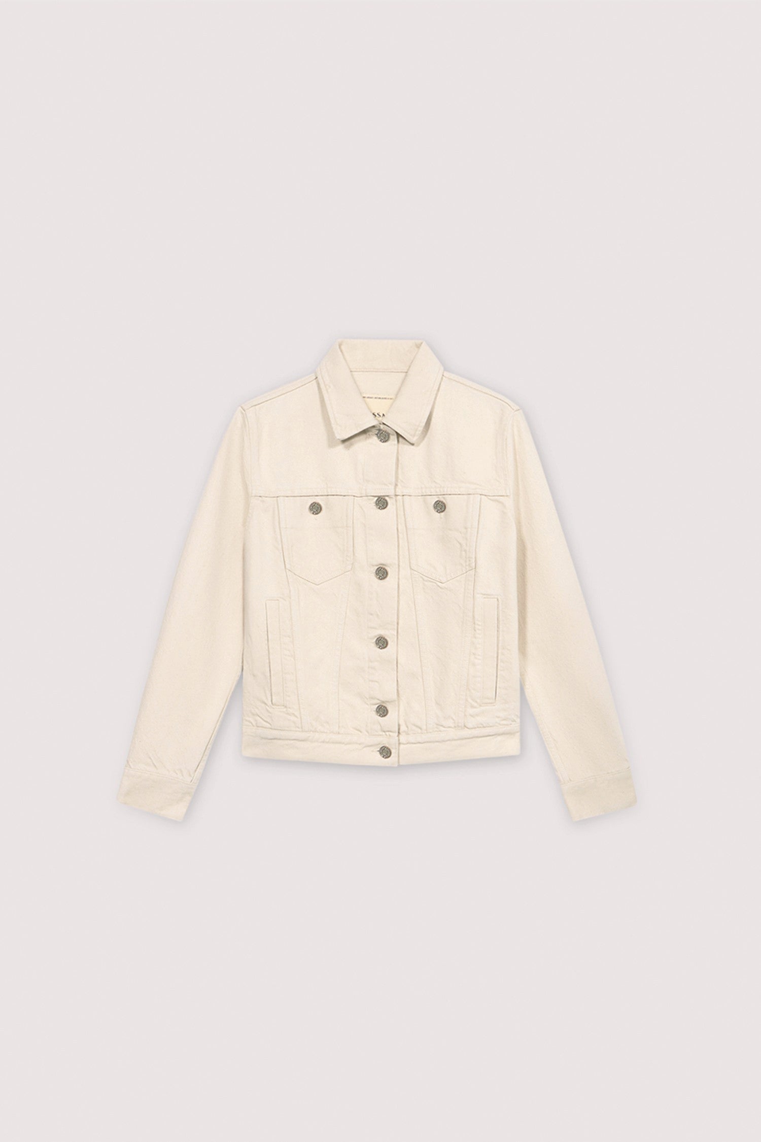 Giacca denim slim fit in cotone 5|361ea02ce4a81e38a3945f7a59c63e28b13299b32a6b045bb283401543e27349