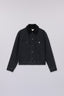 Giacca in denim imbottita con colletto sherpa 5
