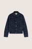 Giacca in denim jacquard agugliato 1