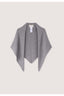 Poncho triangolare in cashmere made in Italy 2