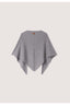 Poncho triangolare in cashmere made in Italy 3