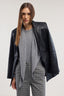 Poncho triangolare in cashmere made in Italy 1
