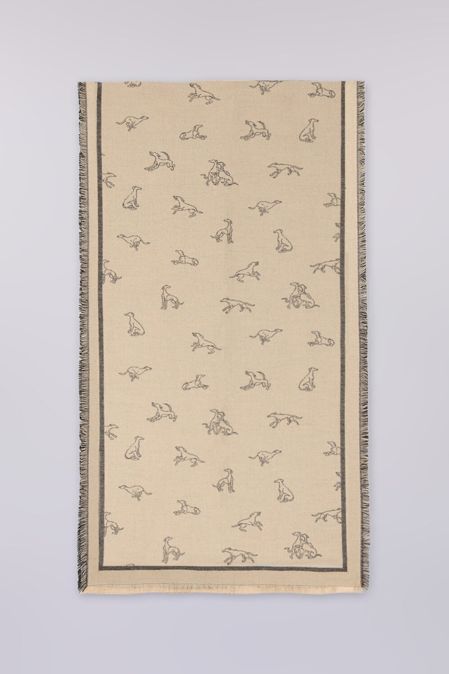 Stola Gentle Society con stampa jacquard 1|aa04b45e4d542d747b92ebaea35eebd005eee5cd0233fb215ece353b571ca432