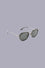 Slim metal aviator sunglasses
